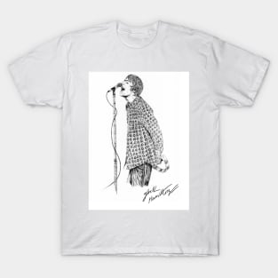 L G Original Ink Drawing Print T-Shirt